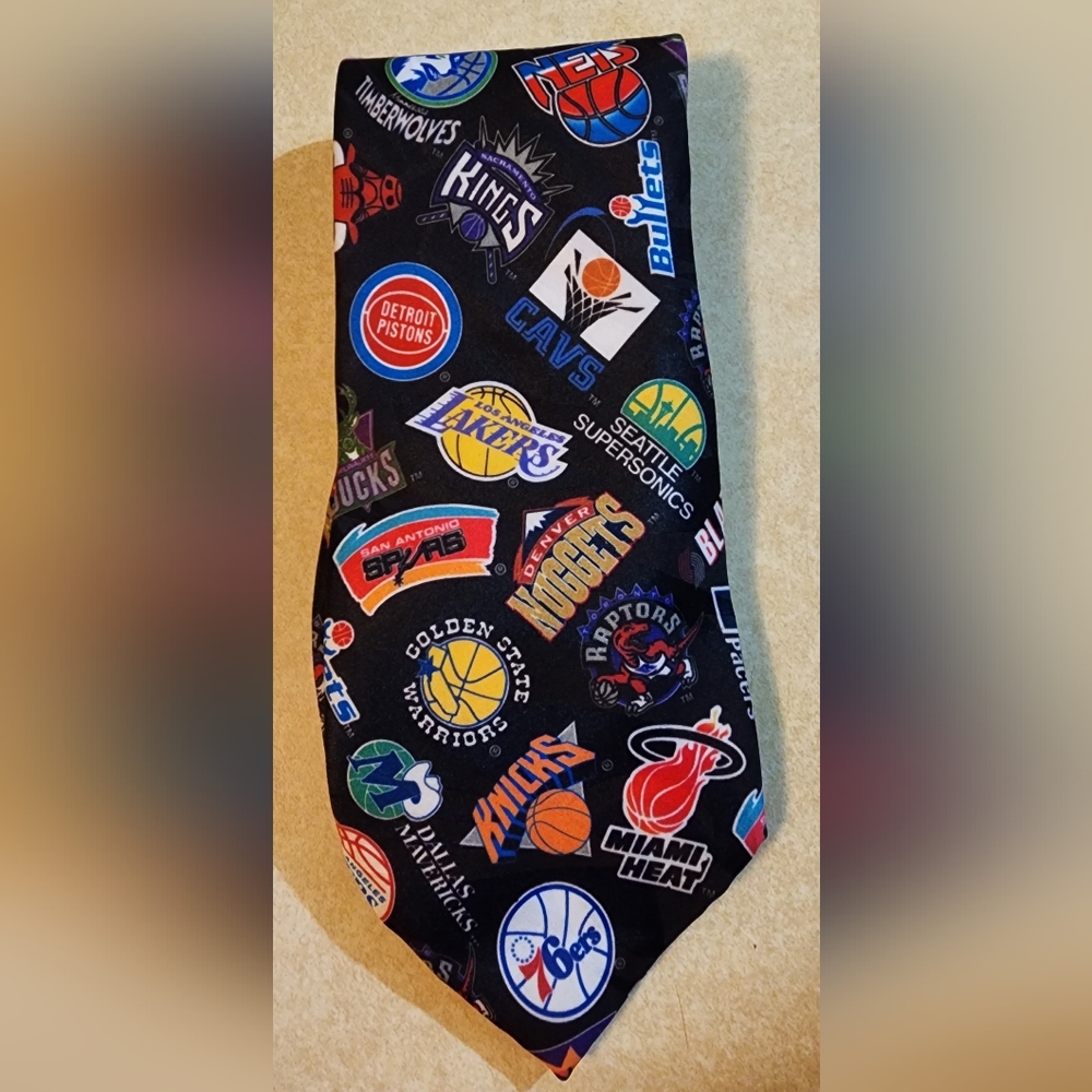NBA logo tie from 1994